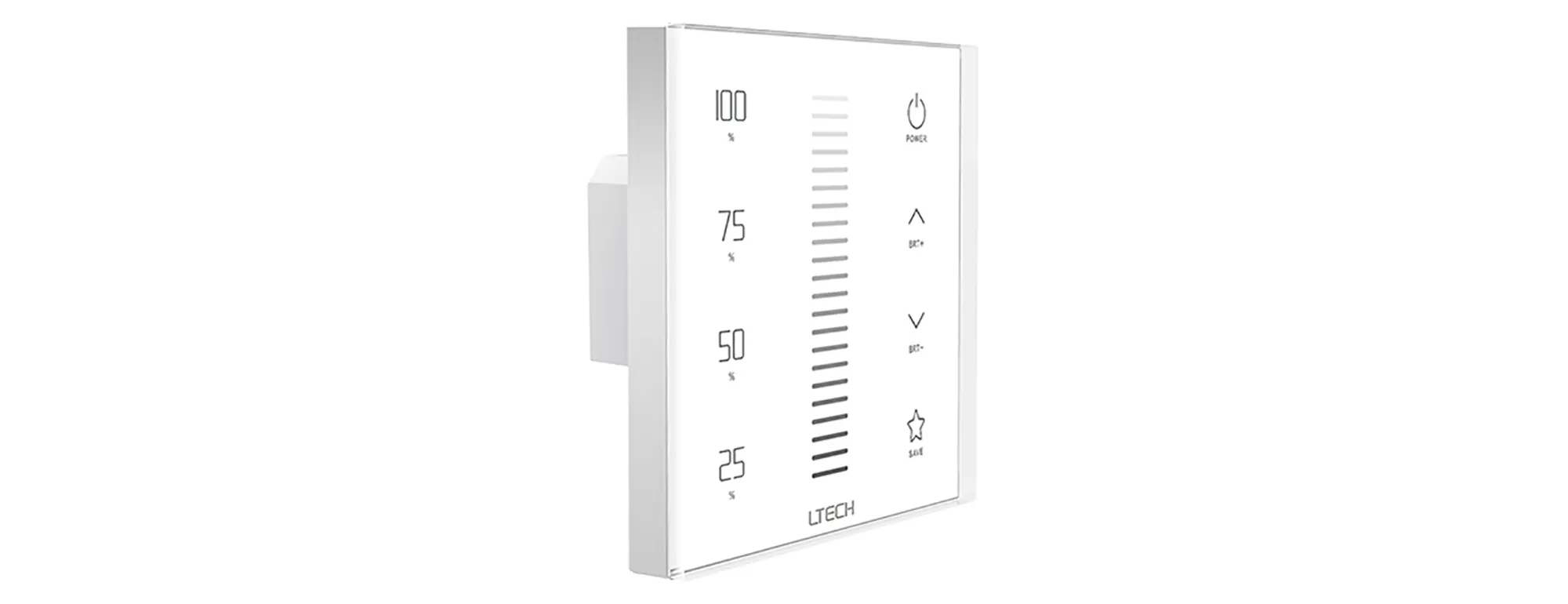 E1S-AD  RF2.4GHz TCCT Dimming Touch Panel, 10VPWM&0-10V Signal output,100-240Vac,Single/Multi Zone Support.